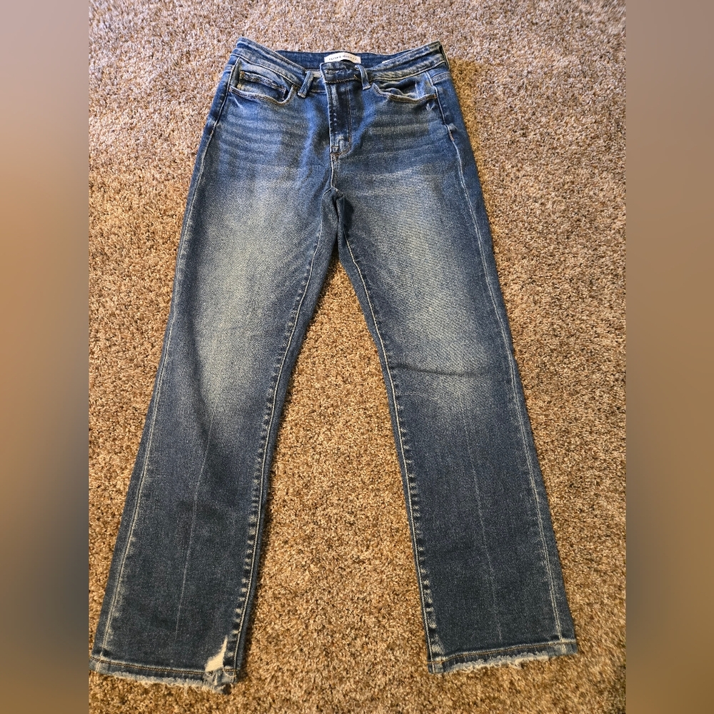 Flying Monkey Dark and Light Blue Denim